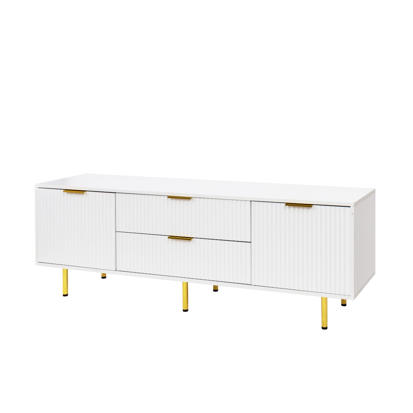 Modern warm white TV cabinet for Living Room Bedroom