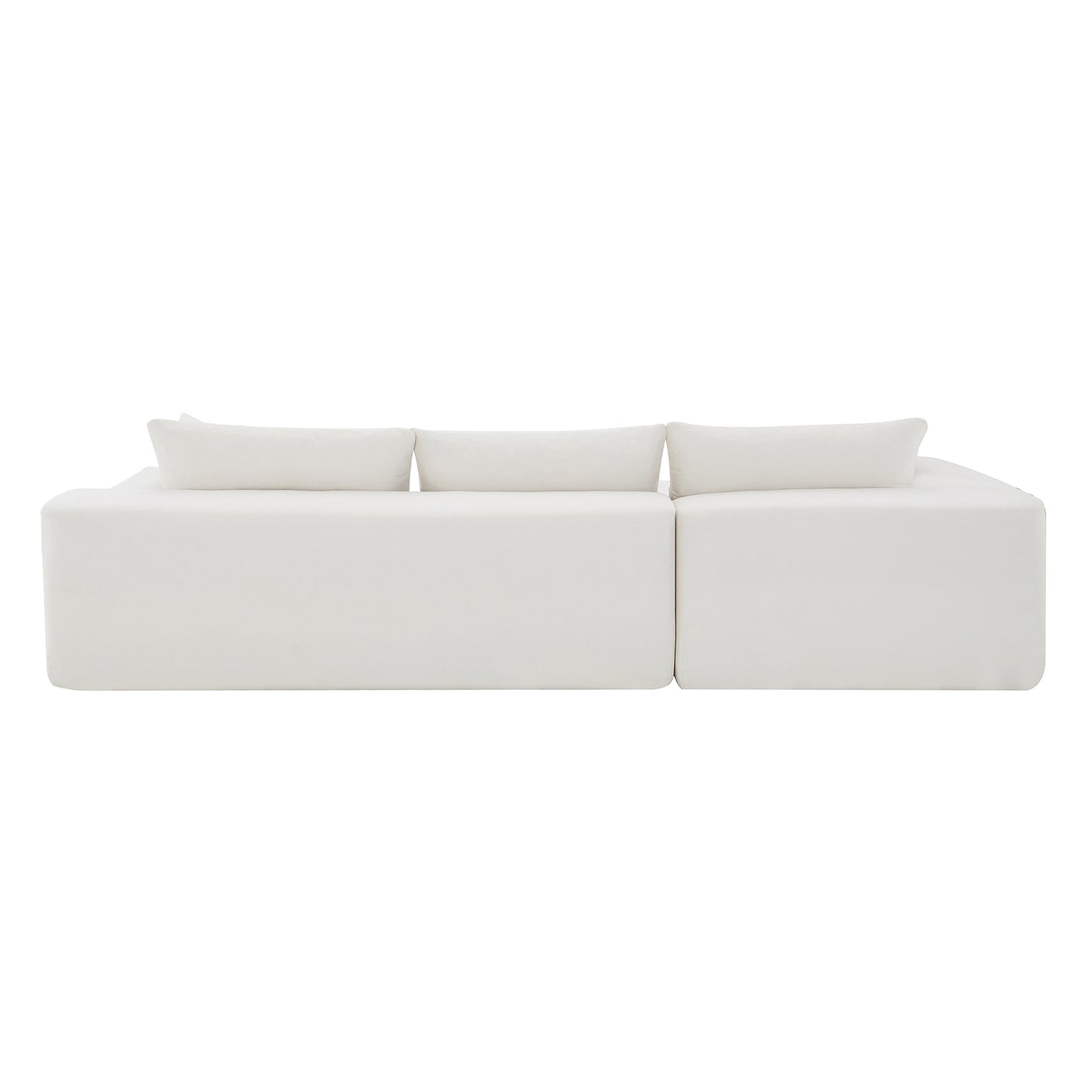 109*68" Modular Sectional Living Room Sofa Set Modern Minimalist Style Couch White