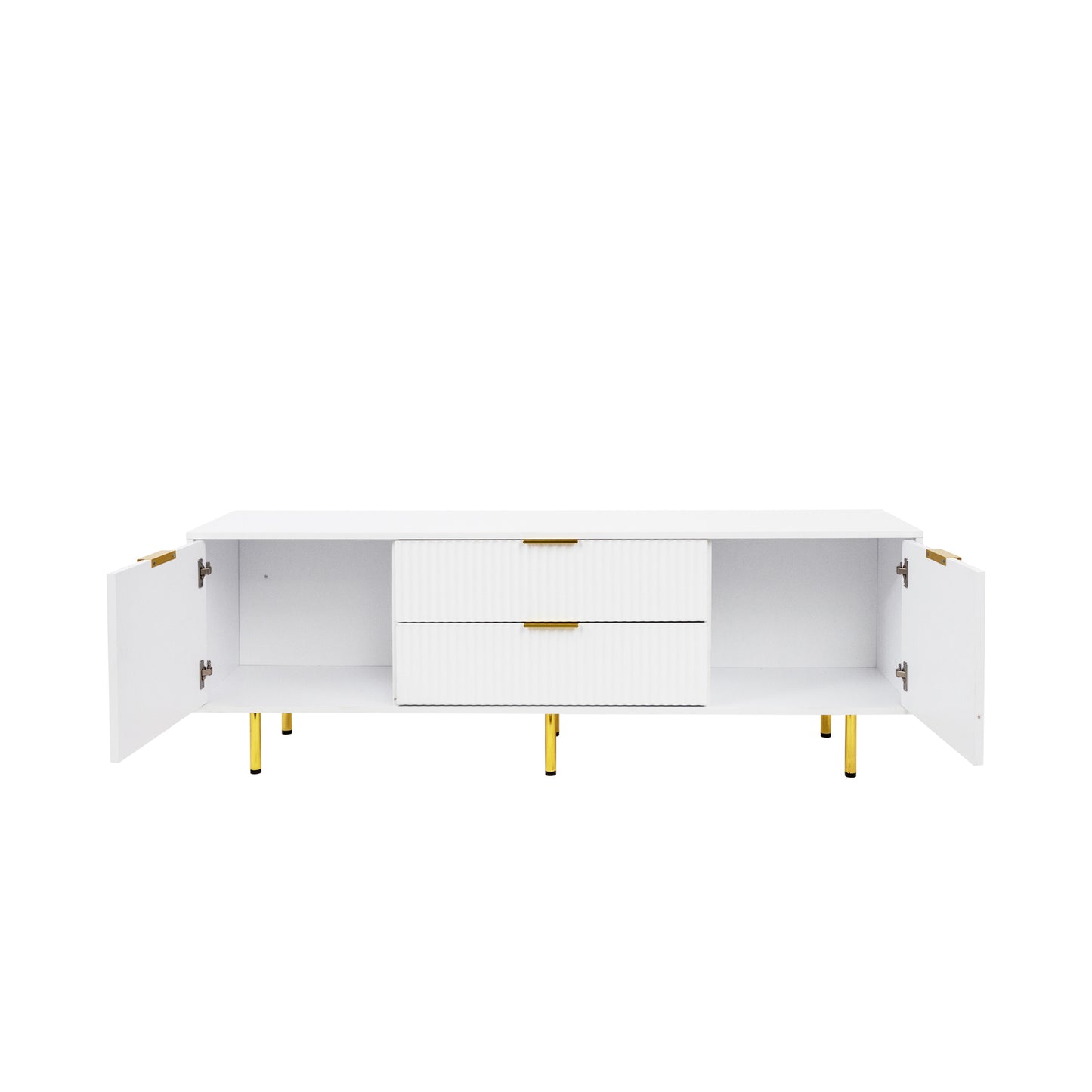 Modern warm white TV cabinet for Living Room Bedroom