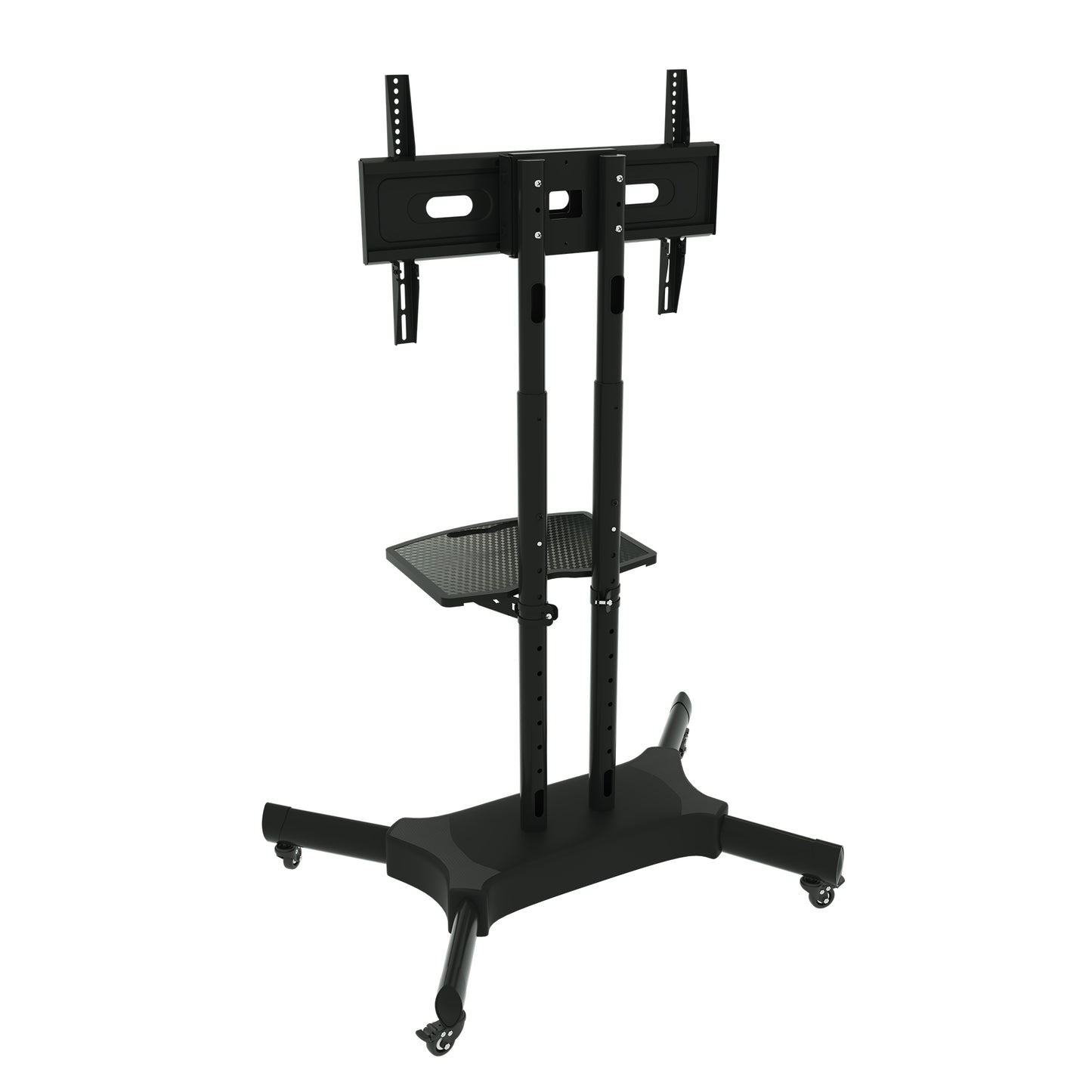 FANCO Universal Rotating TV Stand, suitable for 32-80 inch TVs, with adjustable tilt height and maximum VESA 600x400mm (black)