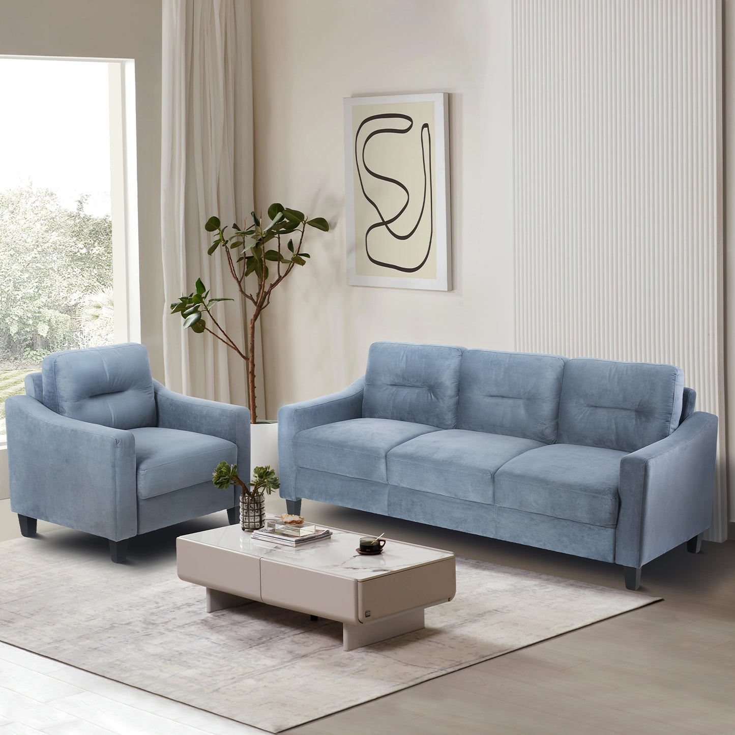 Couch Comfortable Sectional Couches and Sofas for Living Room Bedroom Office Small Space.