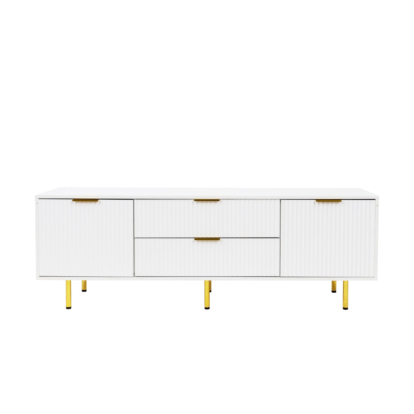 Modern warm white TV cabinet for Living Room Bedroom