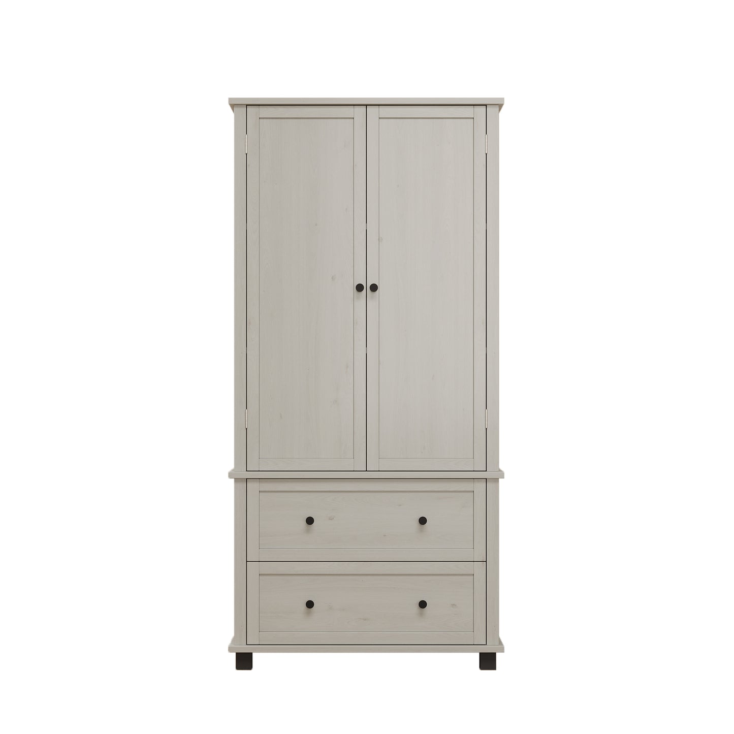 70 inch high kitchen pantry storage cabinet with 2 drawers and 3 shelves, large storage cabinet (antique white)