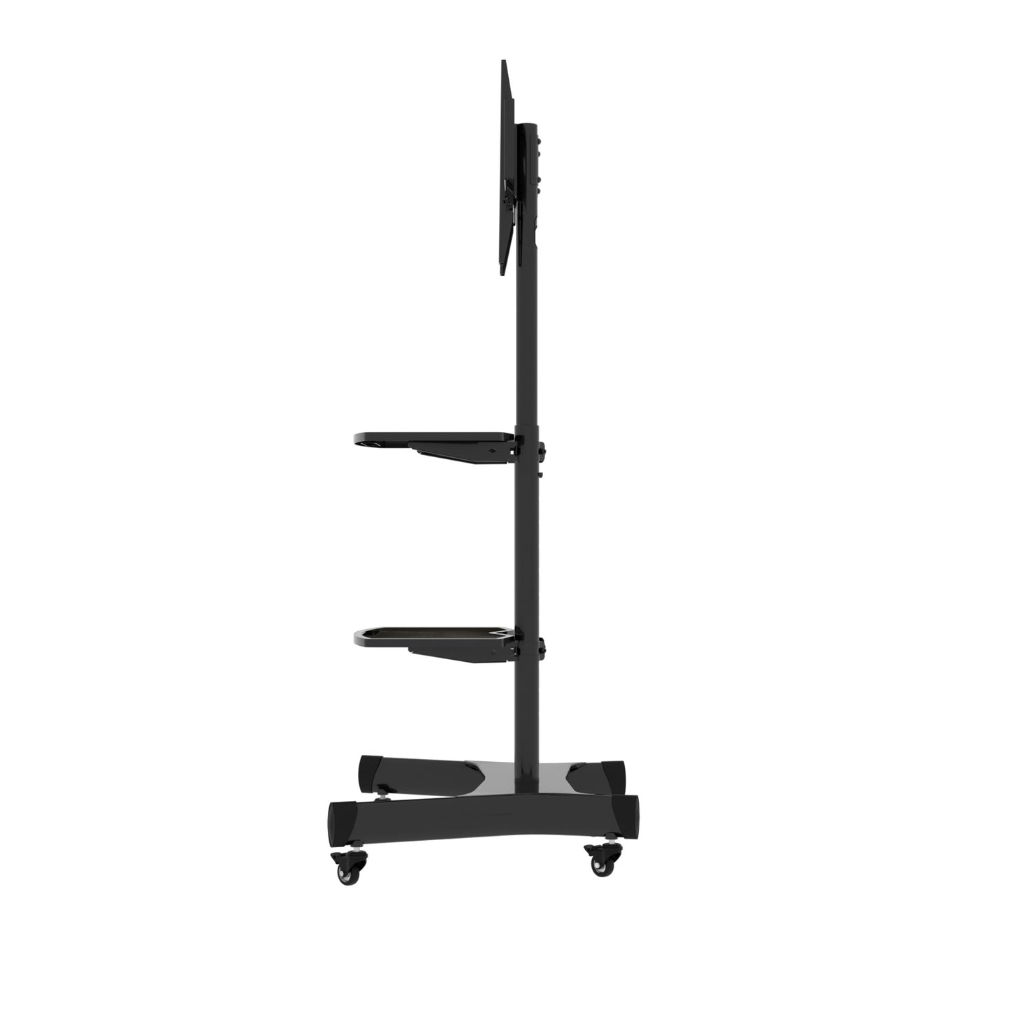 FANCO Universal Rotating TV Stand, suitable for 32-80 inch TVs, adjustable tilt height, maximum VESA 600x400mm (black)