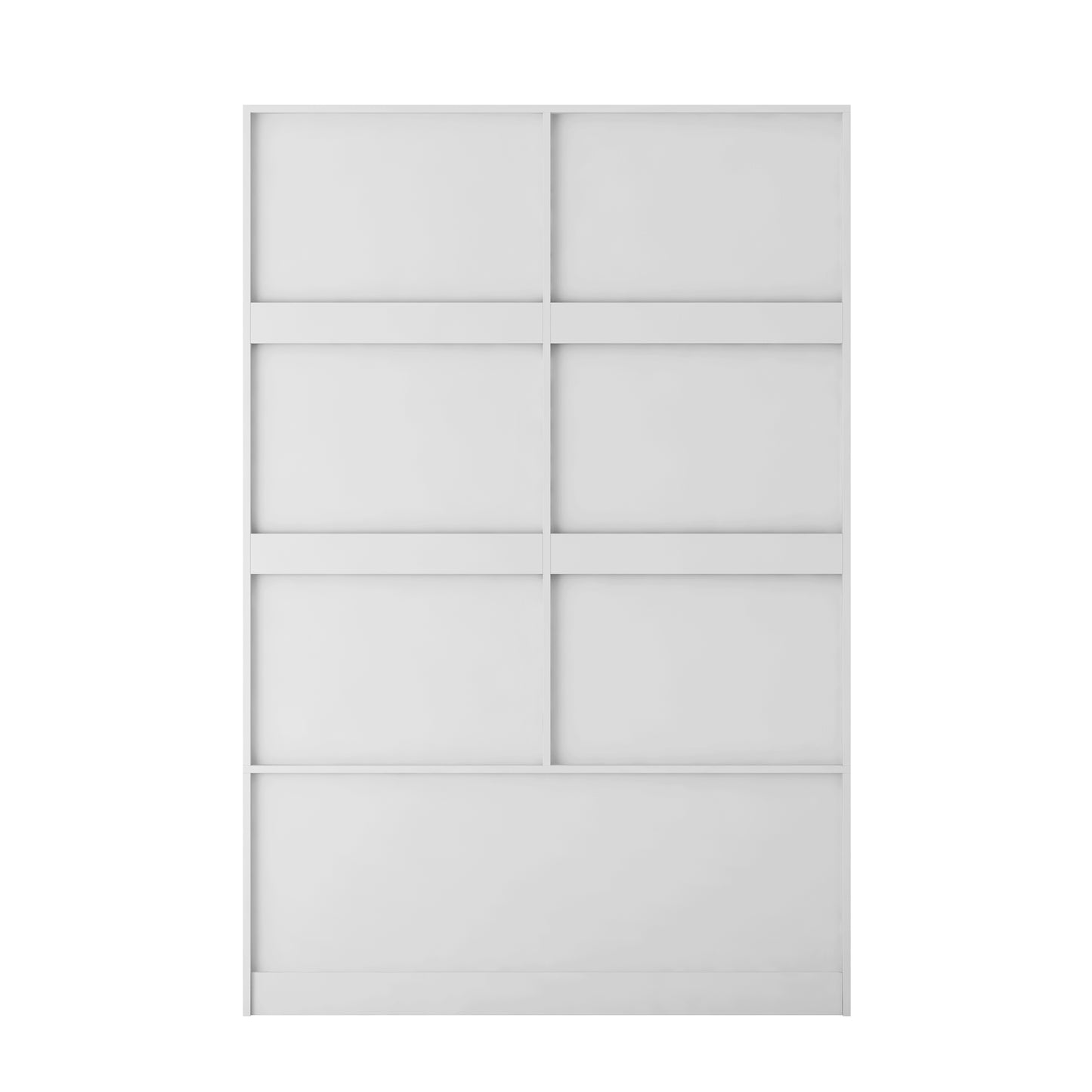 Tall Bedroom Armoire Wardrobe Closet Clothing Storage Cabinet with Hanging Rod Barn Door Drawers Open Shelves,White